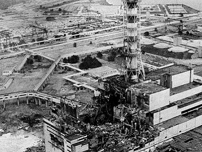 Чернобыльская АЭС после катастрофы. Источник - fototelegraf.ru