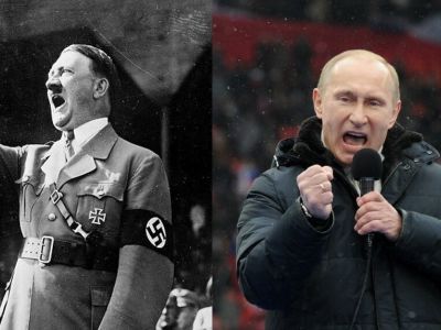 Гитлер и Путин: манеры одни. Фото: ok.ru